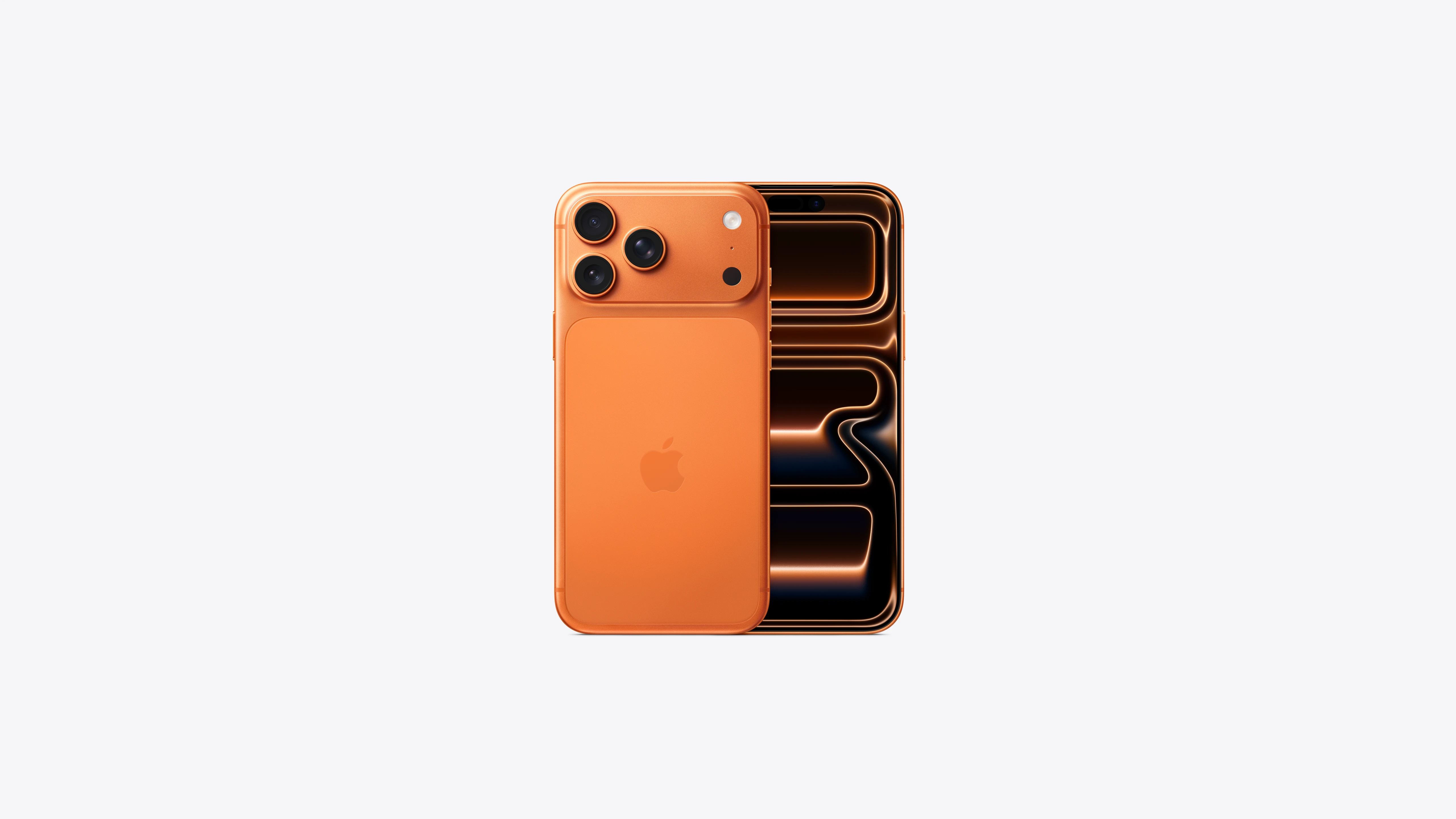iPhone 17 Pro Max Cosmic Orange Front Image